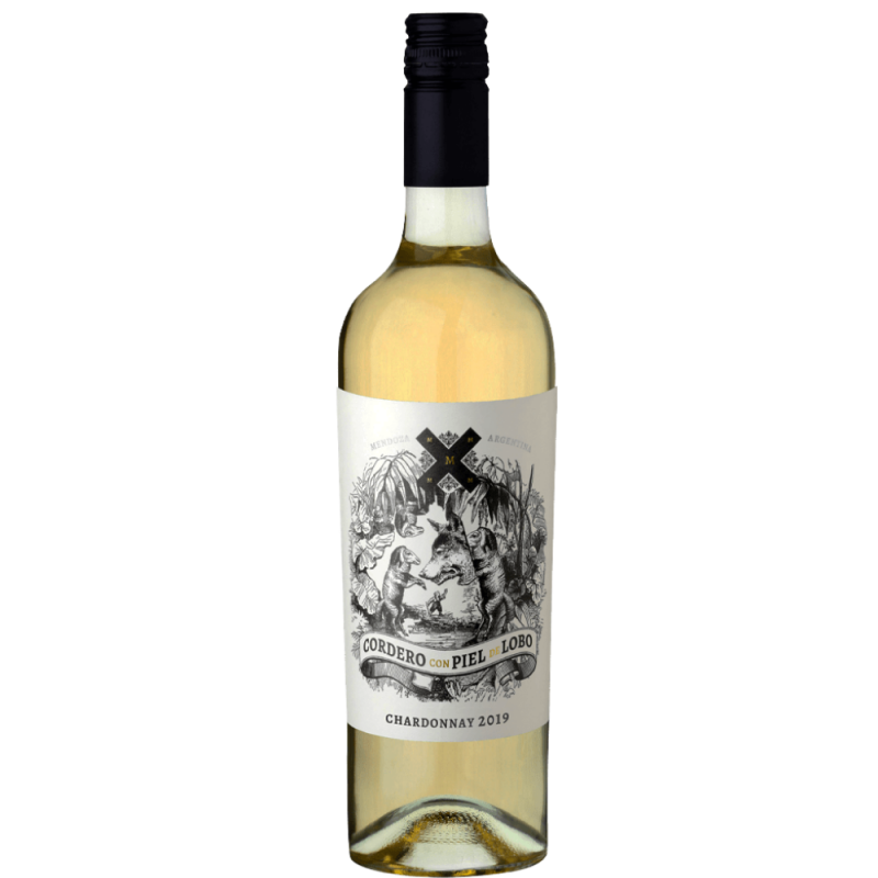 Vinho Branco Cordero Con Piel De Lobo Torrontés Chardonnay 750ML